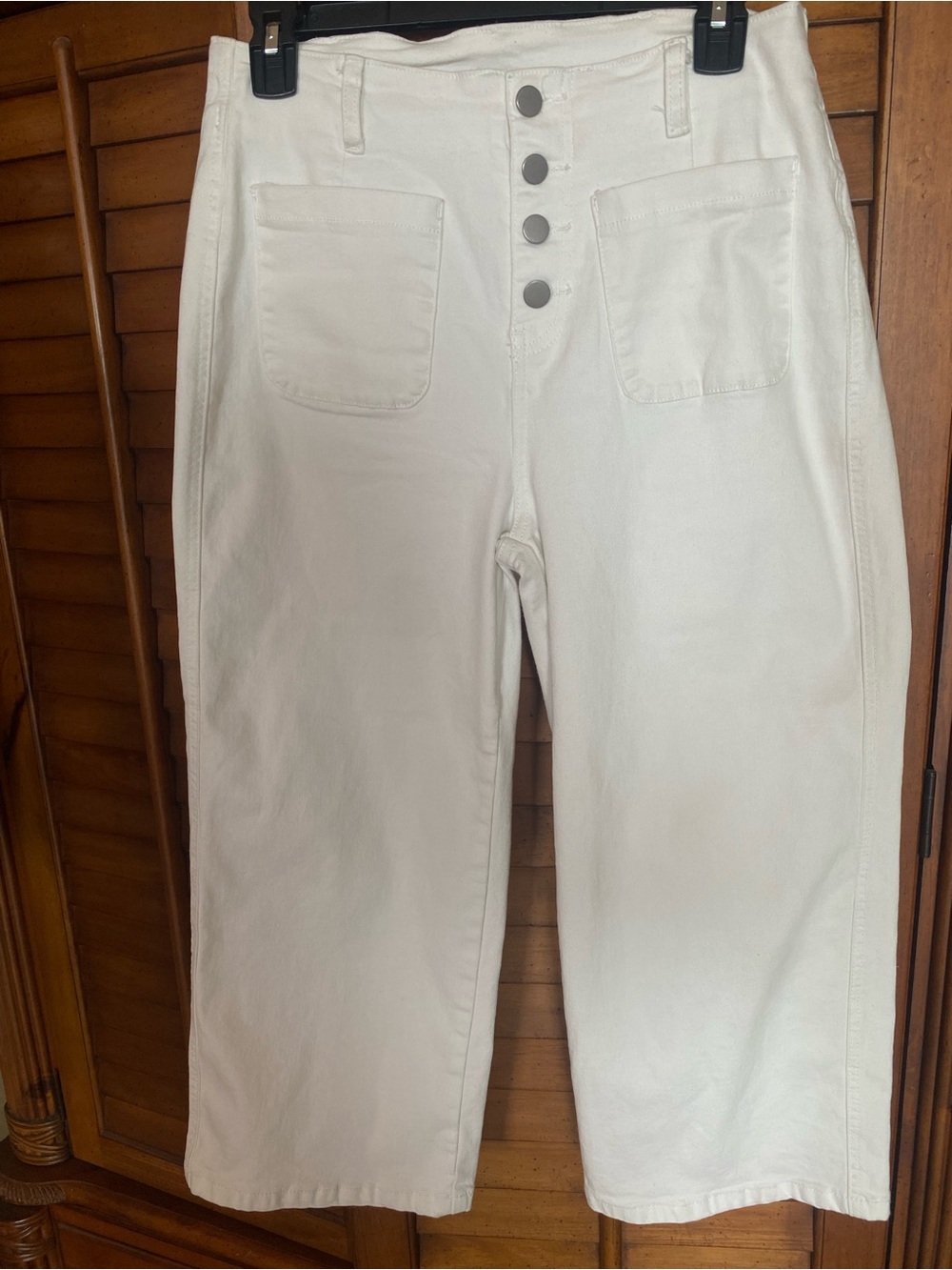Style & Co. White Knit Blend Garment Size 8-Short